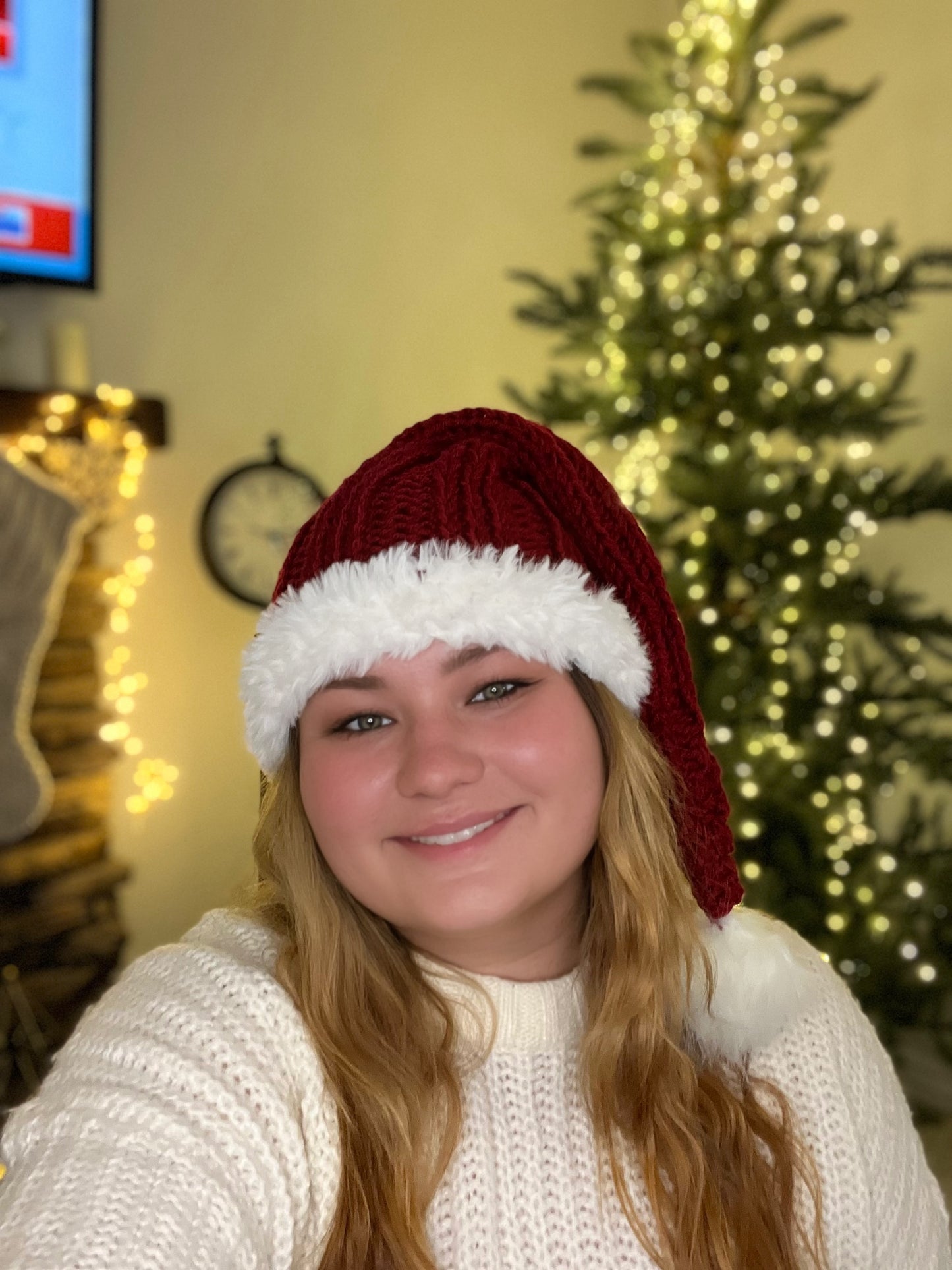 Faux Fur Santa Hat