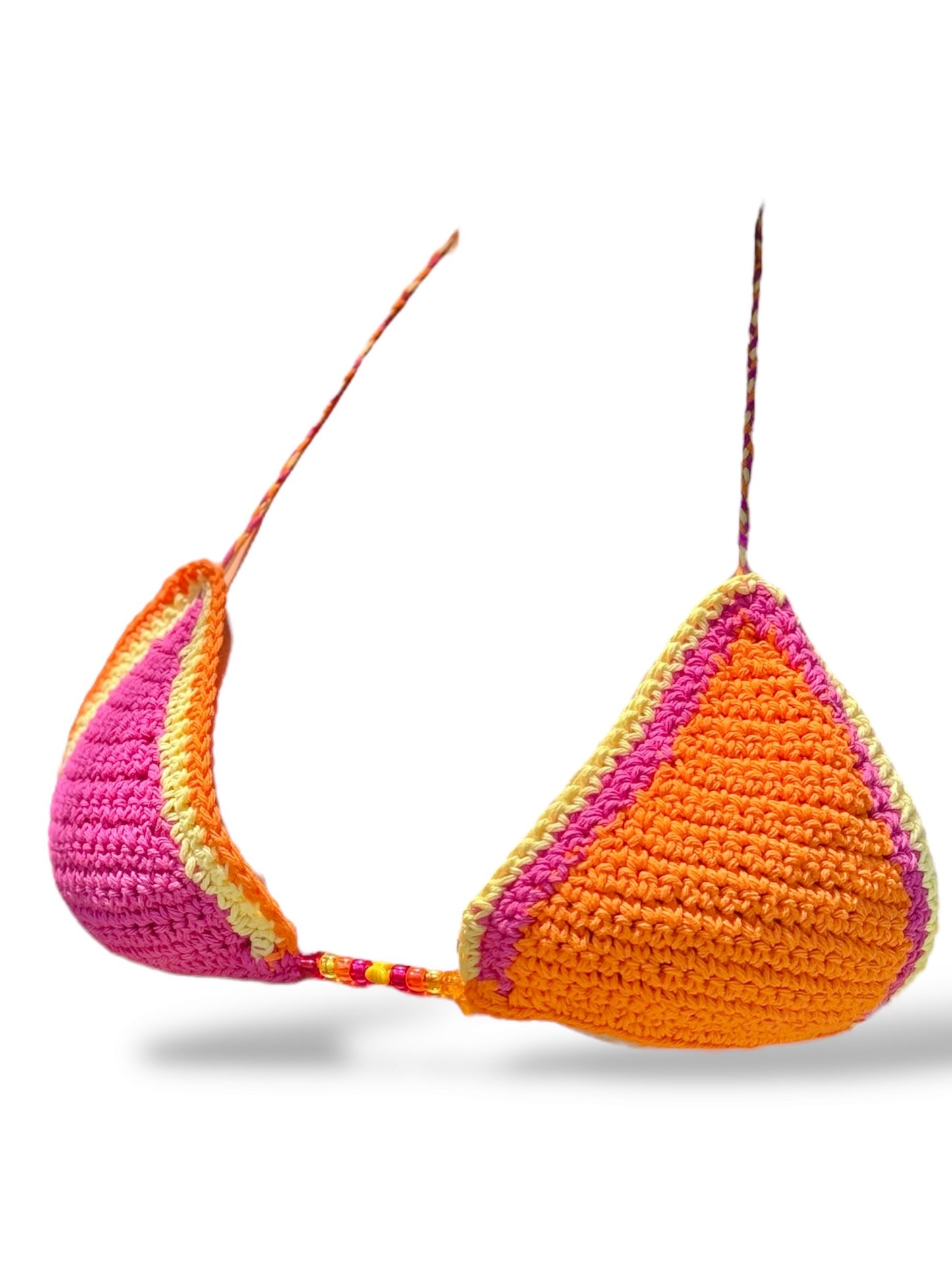 Sunset Bliss Crochet Bikini Top