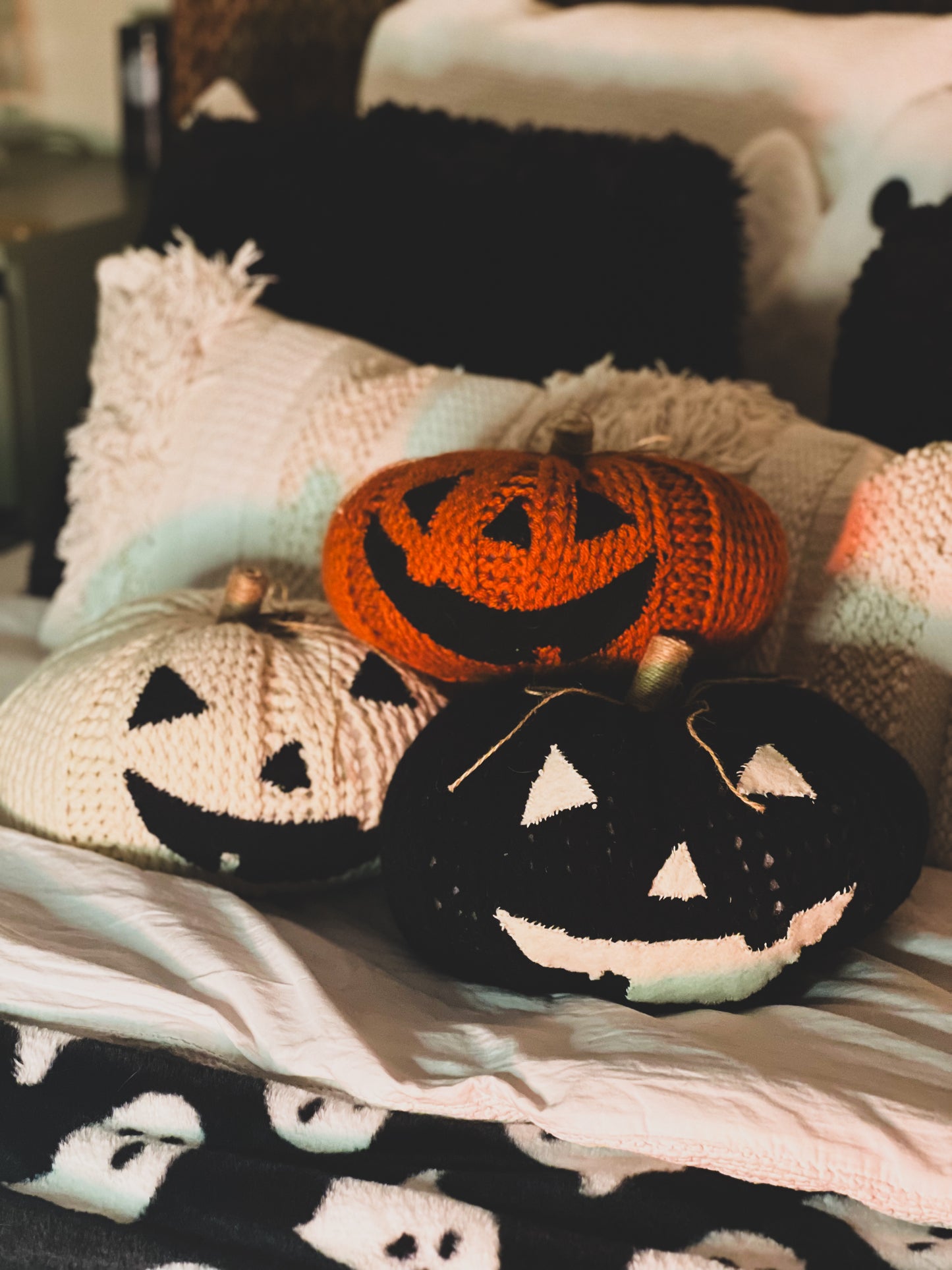 Jack-O-Lantern Pumpkin Pillow