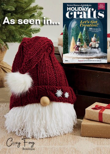The Original Santa Gnome Pillow - As Featured in Better Homes