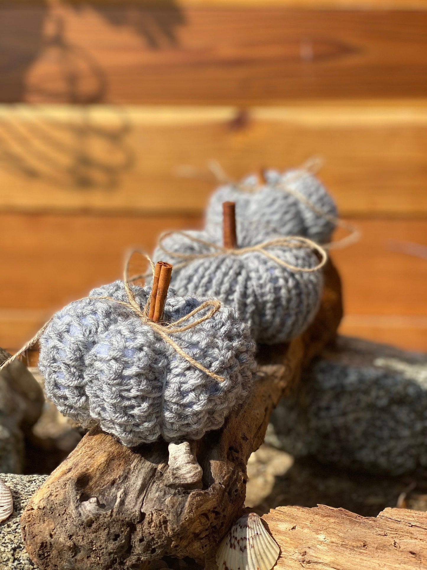 Mini Dark Gray Pumpkins