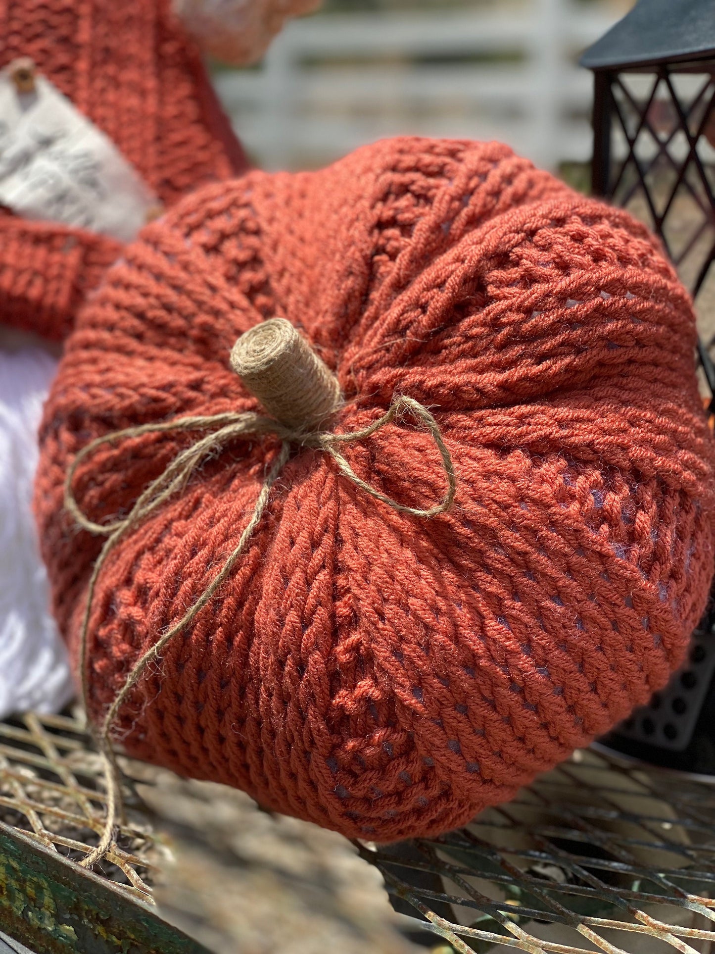 Pumpkin Spice Pumpkin Pillow