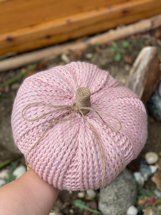 Jumbo Pink Pumpkin Pillow