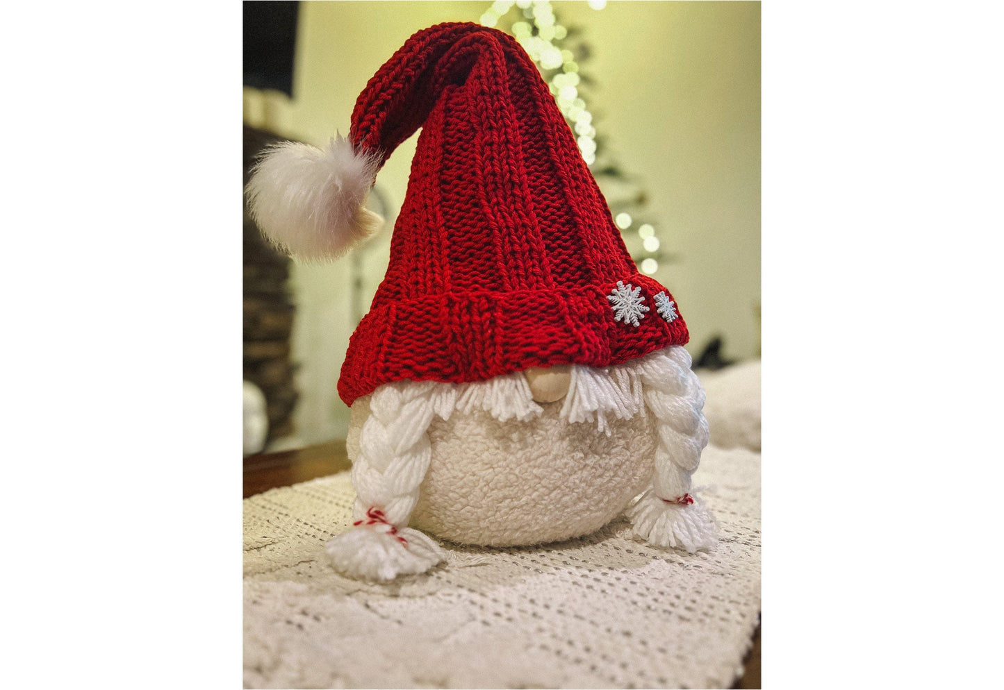 Mrs. Claus Gnome Pillow